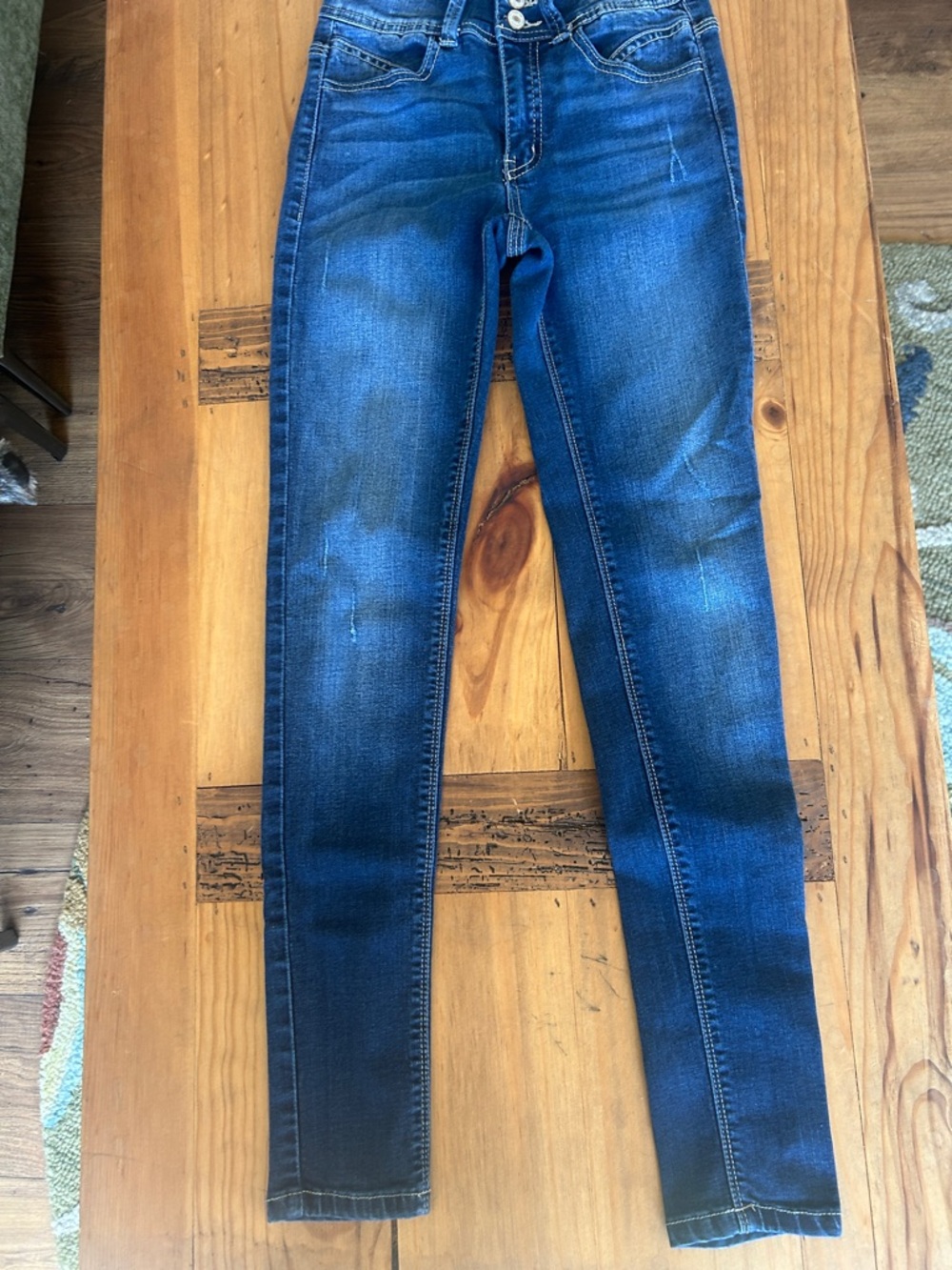 KanCan Dark Blue Stretch Skinny Jeans
